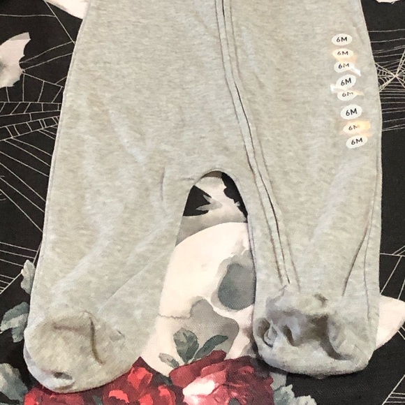 NIKE AIR KIDS BOYS ZIP ONESIE PAJAMAS FOOTSIE 6M - Picture 4 of 12